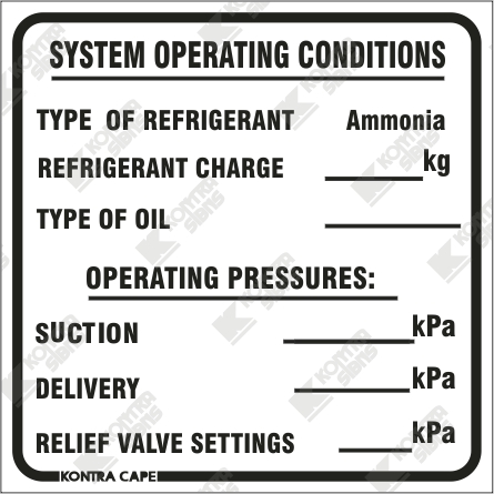 System Operating Conditions