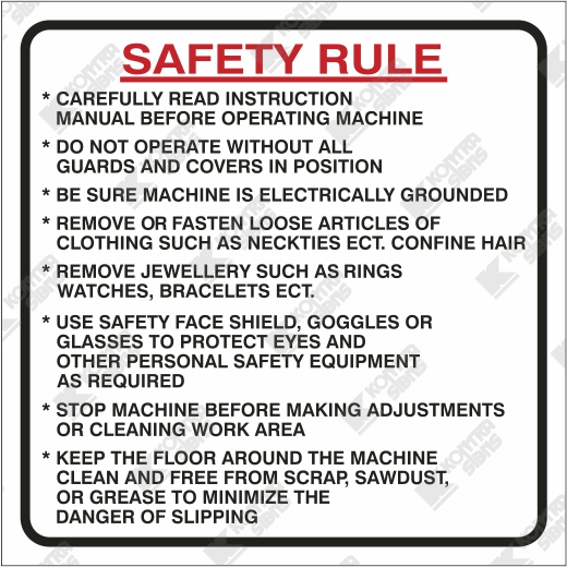 Safety Rule