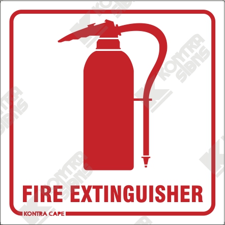 Fire Extinguisher Vinyl decal